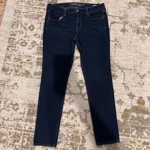 Dark wash jegging
